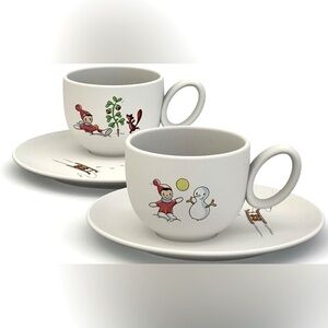 Alessi Children’s Cup & Saucer Set of 2